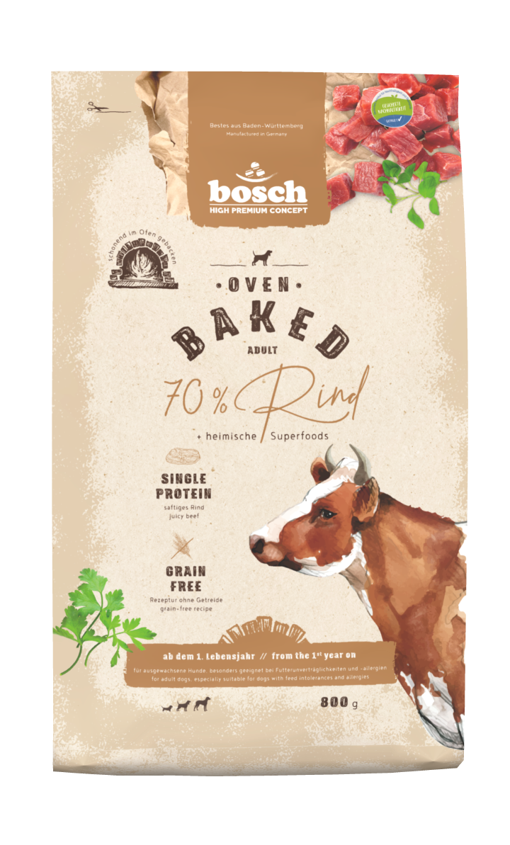 bosch Hunde-Trockenfutter HPC Oven Baked Rind